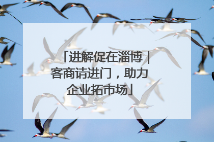 进解促在淄博｜客商请进门，助力企业拓市场