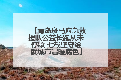 青岛斑马应急救援队公益长跑从未停歇 七载坚守绘就城市温暖底色