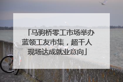 马驹桥零工市场举办蓝领工友市集，超千人现场达成就业意向