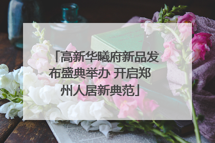 高新华曦府新品发布盛典举办 开启郑州人居新典范