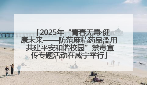 2025年“青春无毒·健康未来——防范麻精药品滥用 共建平安和谐校园”禁毒宣传专题活动在咸宁举行