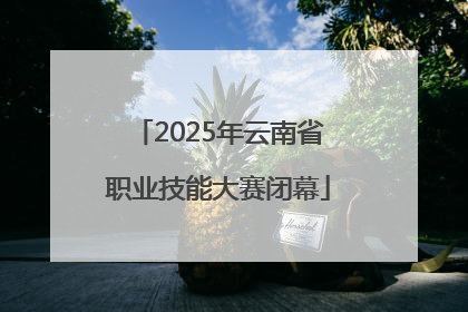 2025年云南省职业技能大赛闭幕